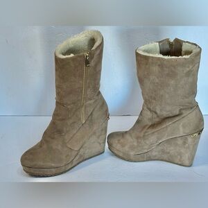 Juicy Couture Tan Heeled Boots